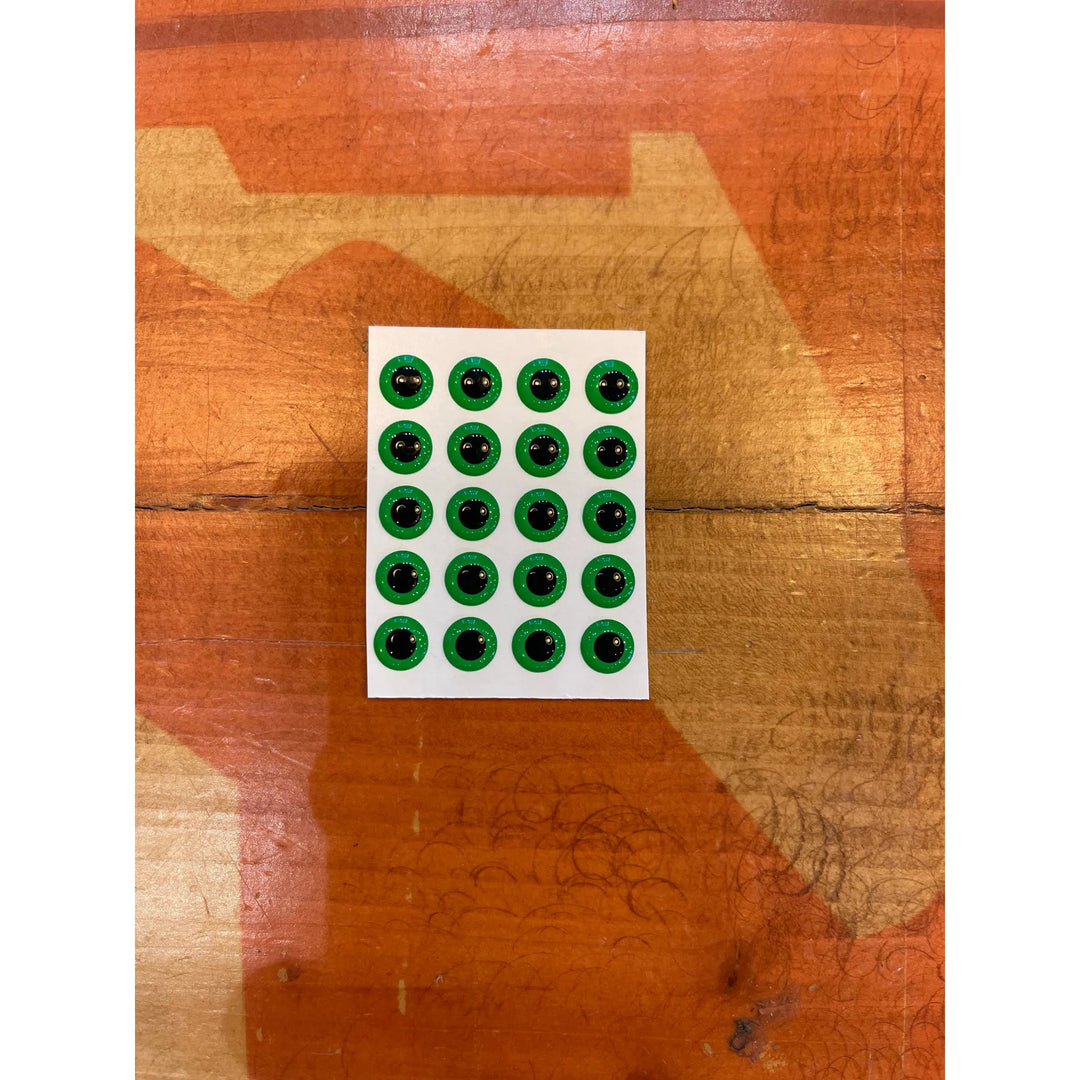 Fluorescent Fly Eyes (5/16" 8mm) - Green