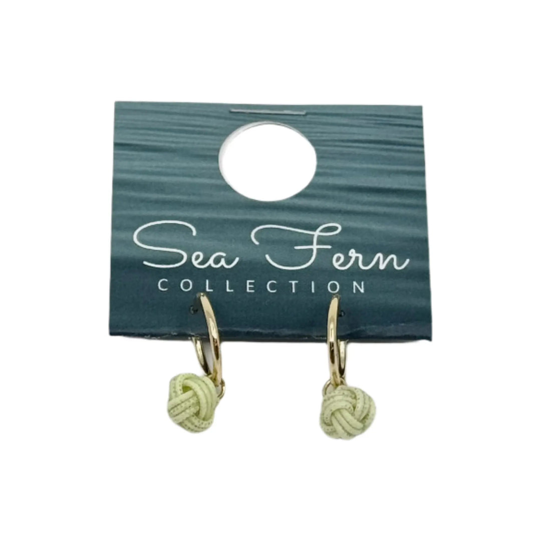 Sea Fern Gold - Fly Line Earrings