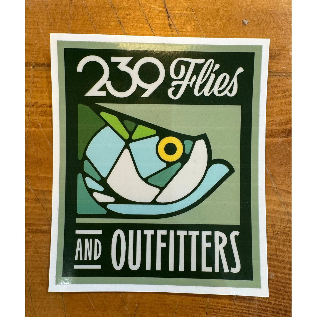 239 Stained Glass Tarpon Sticker