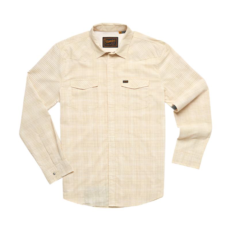 Howler Bros - H Bar B Tech Longsleeve - Eason Plaid : Pistachio