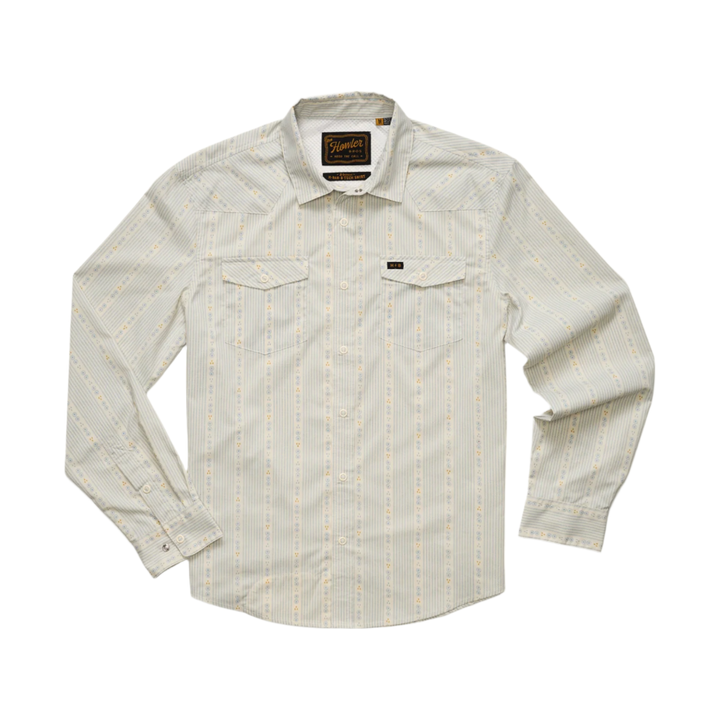 Howler Bros - H Bar B Tech Longsleeve - Mosquero Stripe: Off White