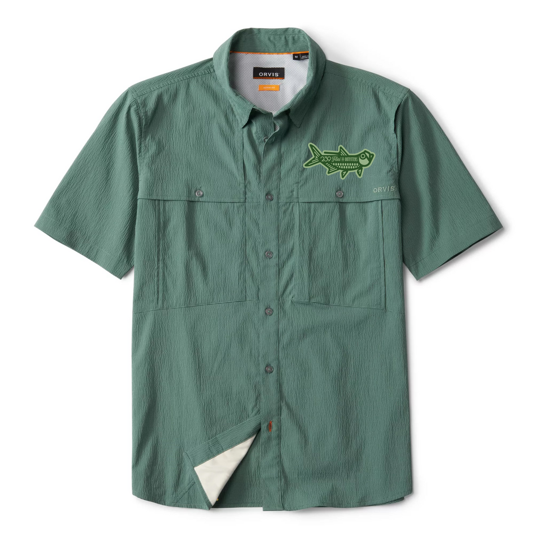 239Flies X Orvis Open Air Caster Green Tarpon SS - Peacock/Aloe
