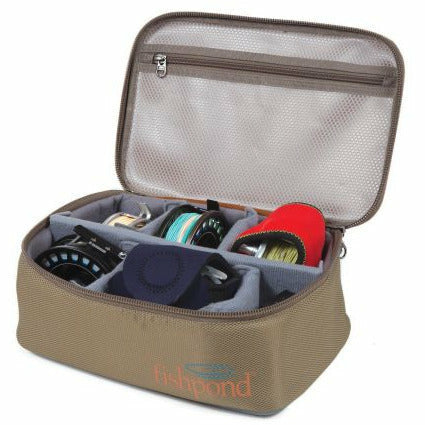 Fishpond Ripple Reel Case - Large - Sand/Saddle Brown