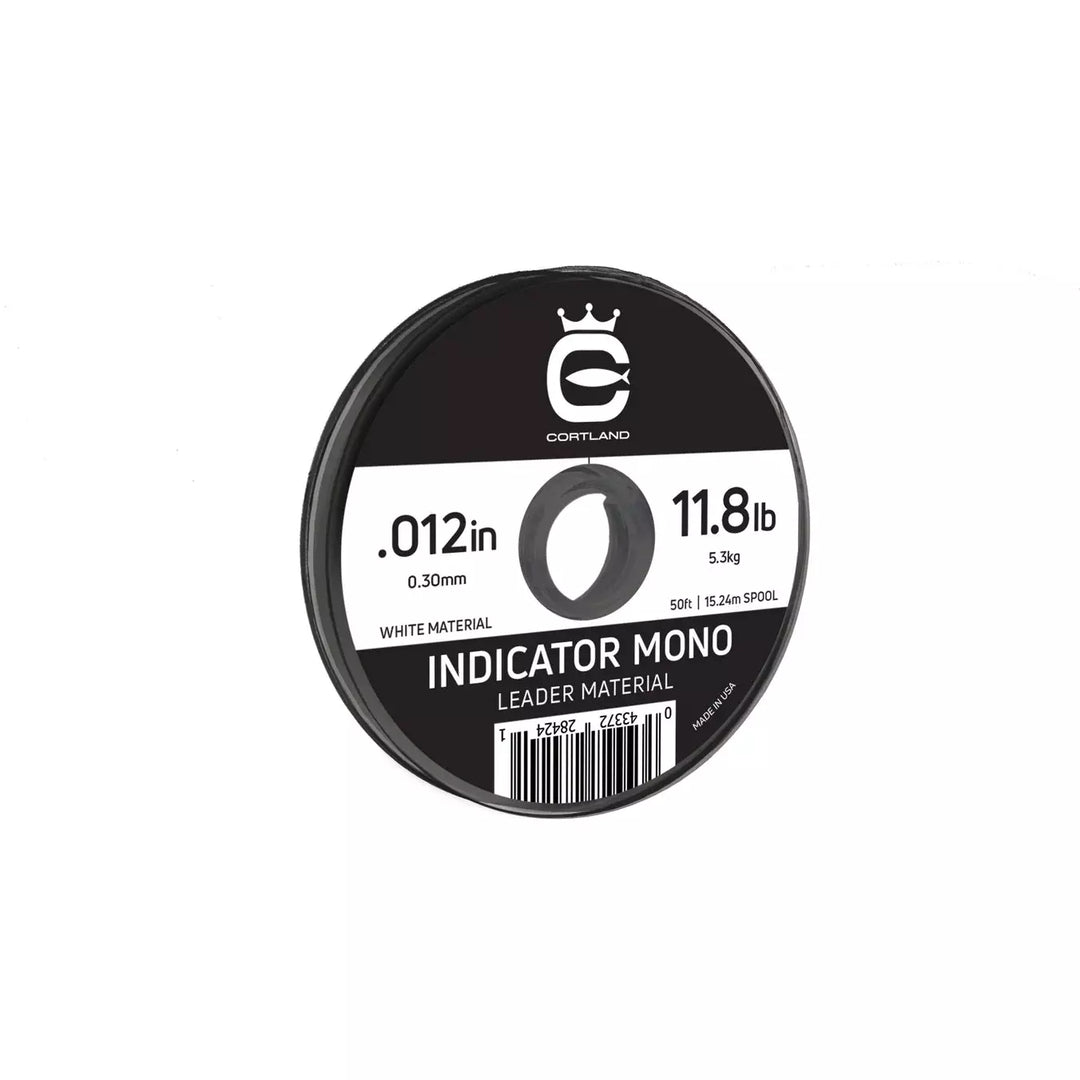 Cortland - Indicator Mono Leader Material : White