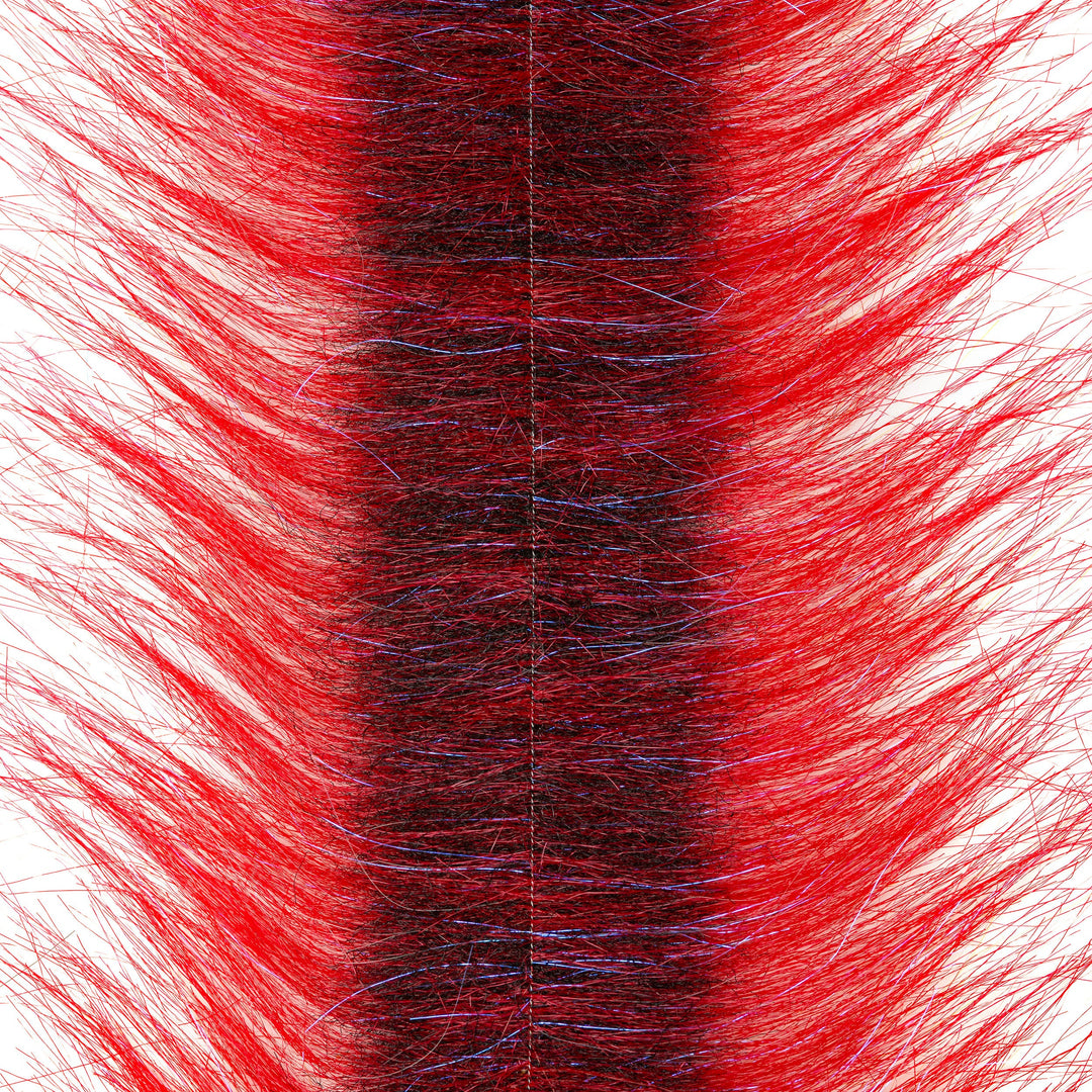 EP Craft Fur Brush 3" - Bright Red/ Black