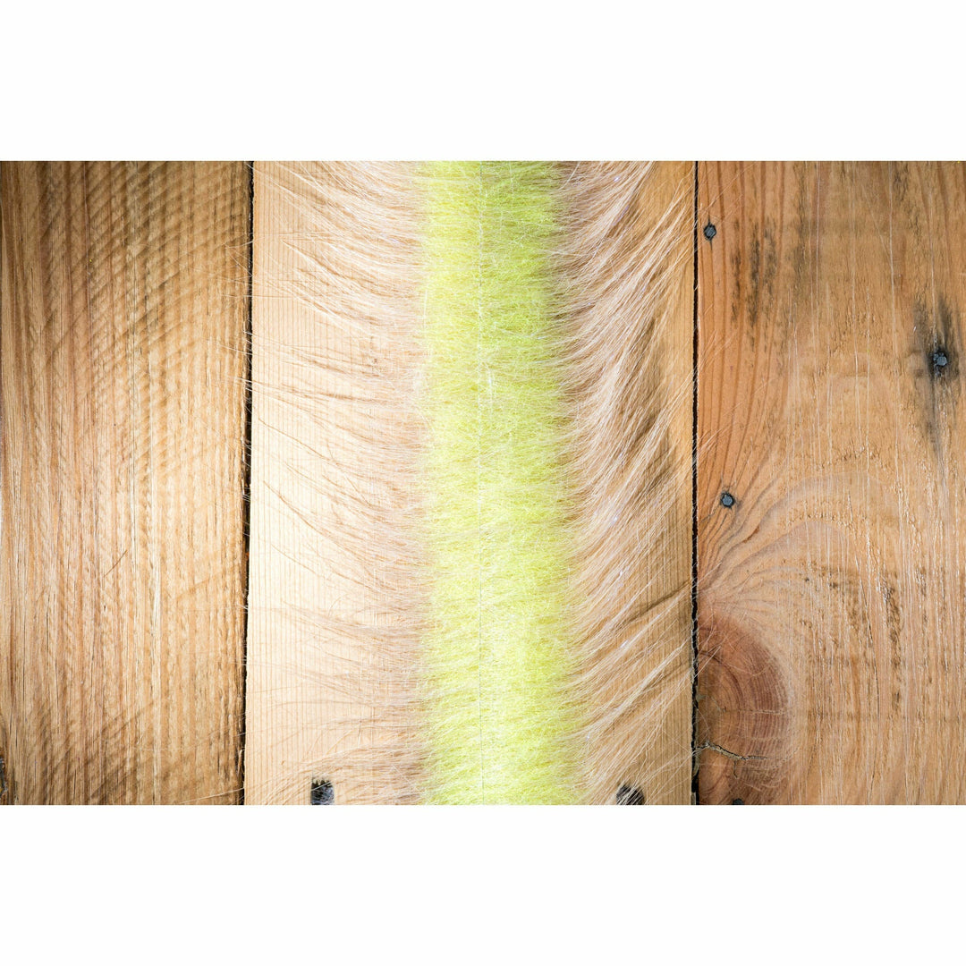 EP Craft Fur Brush 3" - Sand & Chartreuse