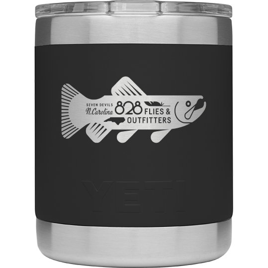 Yeti X 828 Flies 10oz Rambler lowball w/ magslider lid