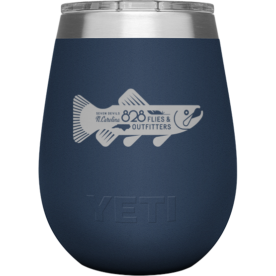 Yeti X 828 Flies 10oz Wine Tumbler w/ magslider lid