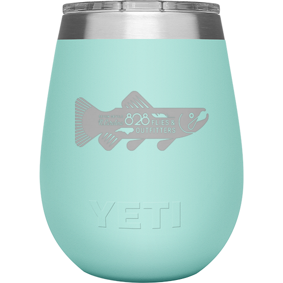 Yeti X 828 Flies 10oz Wine Tumbler w/ magslider lid