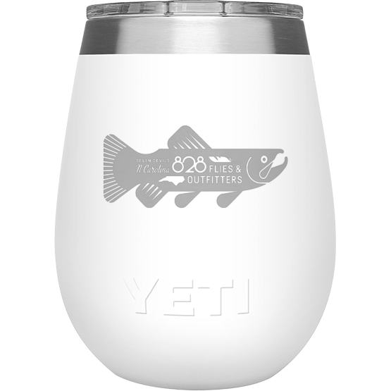 Yeti X 828 Flies 10oz Wine Tumbler w/ magslider lid