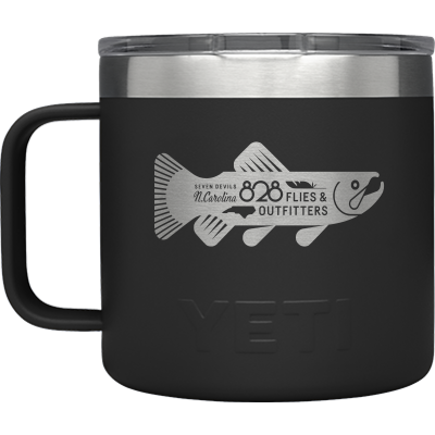 Yeti X 828 Flies 14oz Rambler mug w/ magslider lid