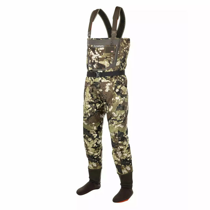 Simms Men's G3 Guide Waders Riparian Camo Waders - Stockingfoot