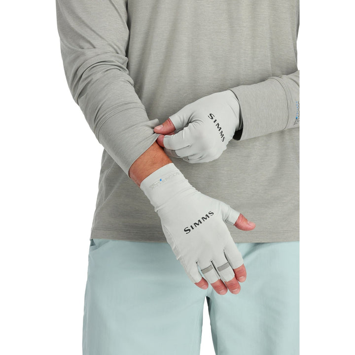 Simm's SolarFlex® Half-Finger SunGlove -Sterling