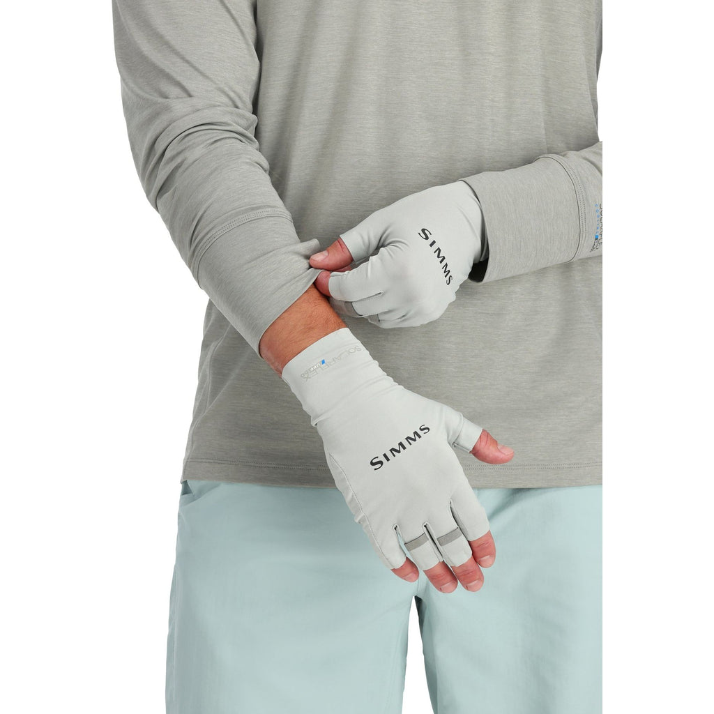 Simm's SolarFlex® Half-Finger SunGlove -Sterling