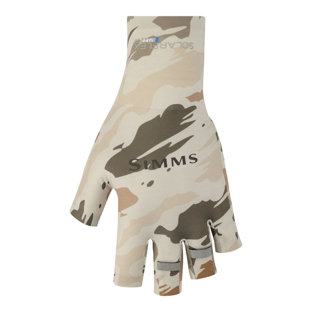 Simm's SolarFlex® Half-Finger SunGlove -Ghost Camo Stone