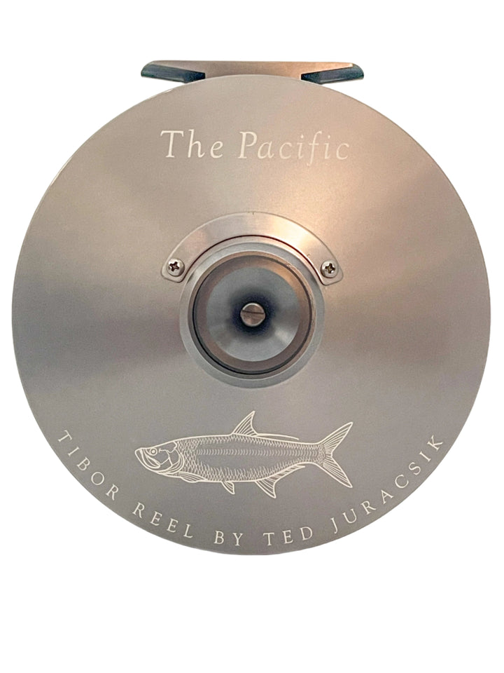 Tibor Pacific - Graphite Grey w/ Tarpon Engraving (IN STOCK)