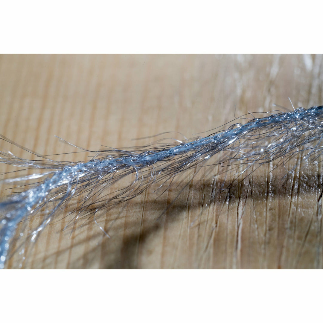 Krystal Hackle (Medium) - Grey Minnow