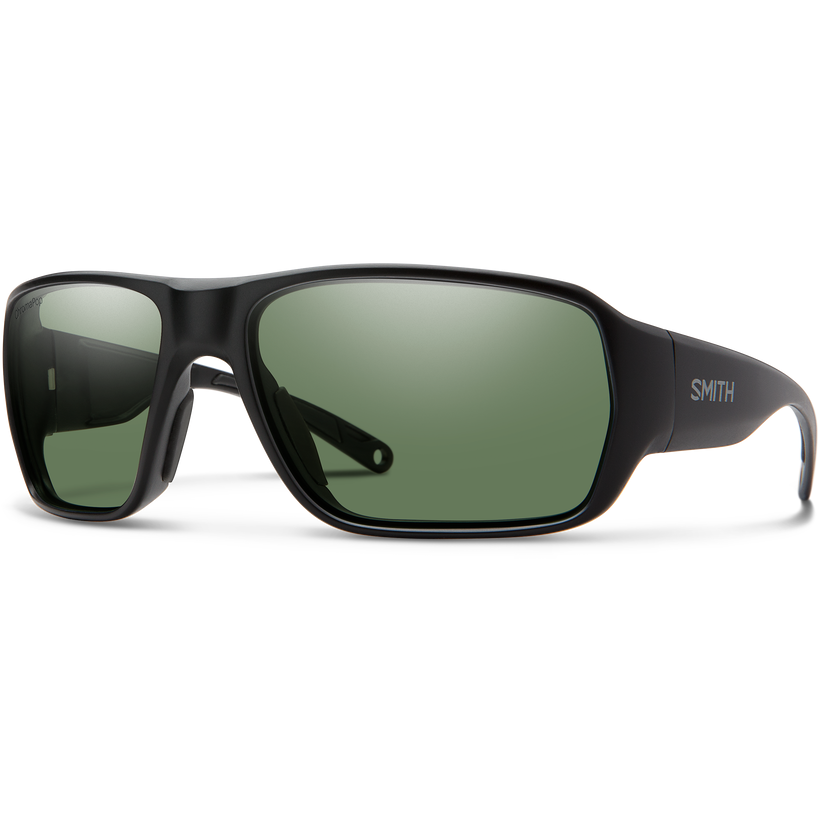 Smith Castaway - Matte Black w/ ChromaPop+ Polarized Gray Green (IN STOCK)