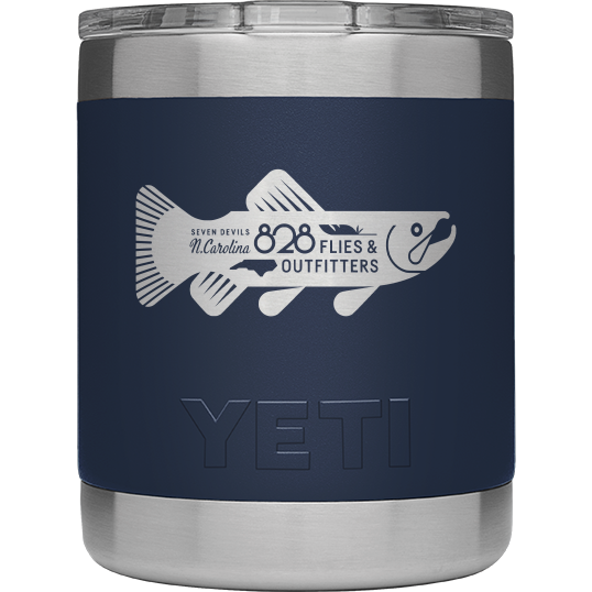 Yeti X 828 Flies 10oz Rambler lowball w/ magslider lid