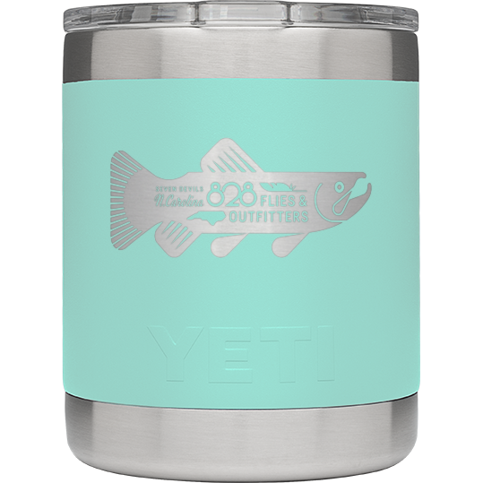 Yeti X 828 Flies 10oz Rambler lowball w/ magslider lid