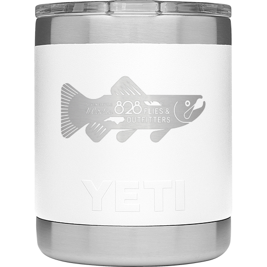 Yeti X 828 Flies 10oz Rambler lowball w/ magslider lid