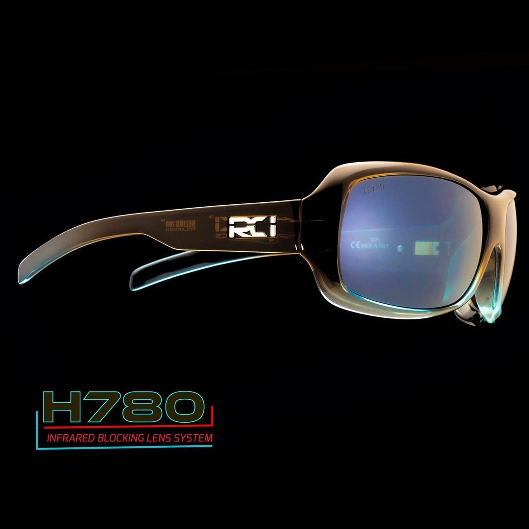 RCI Optics- Playalinda Hazel Marine Fade/ Sterling Flash Mirror H780 (IN STOCK)