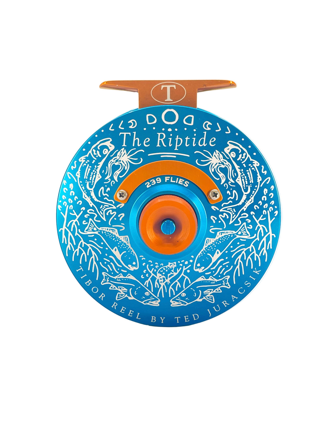 Tibor Riptide - Aqua w/Sunset Orange Small Parts & 239 Bre Drake Everglades Slam Art (IN STOCK)(CUSTOM)
