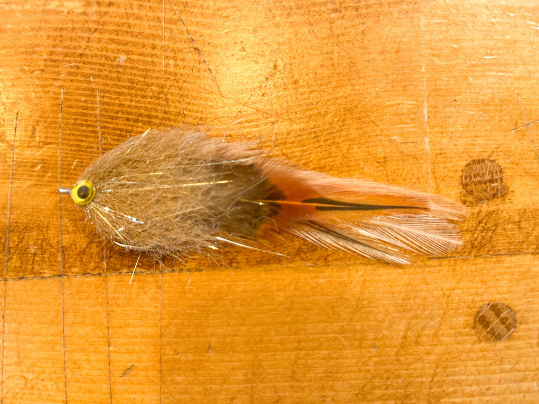 Mini Brush Flies - Tan  #2