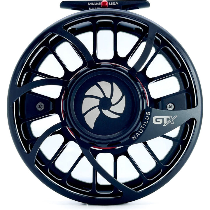 Nautilus Reels GTX- Black w/ Red Small Parts and Black Drag Knob (IN STOCK)