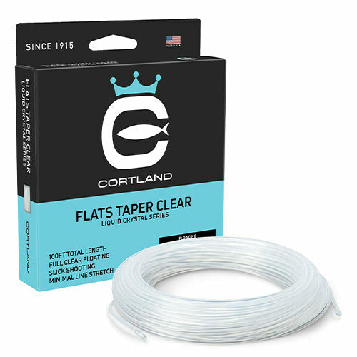 Cortland Liquid Crystal Series - Flats Taper CLEAR