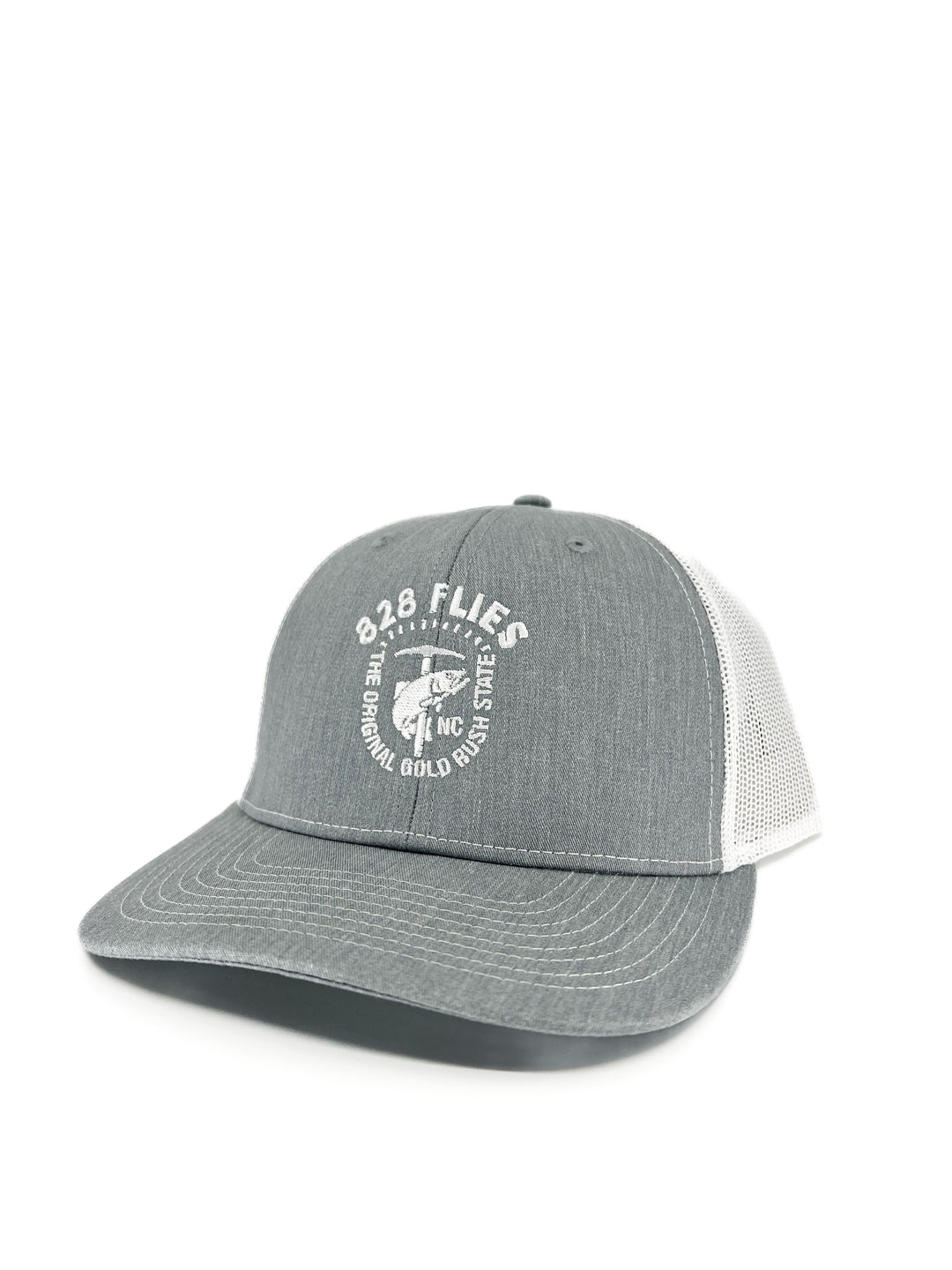 828 Trucker Hats - Grey/White - Gold Rush(NEW)
