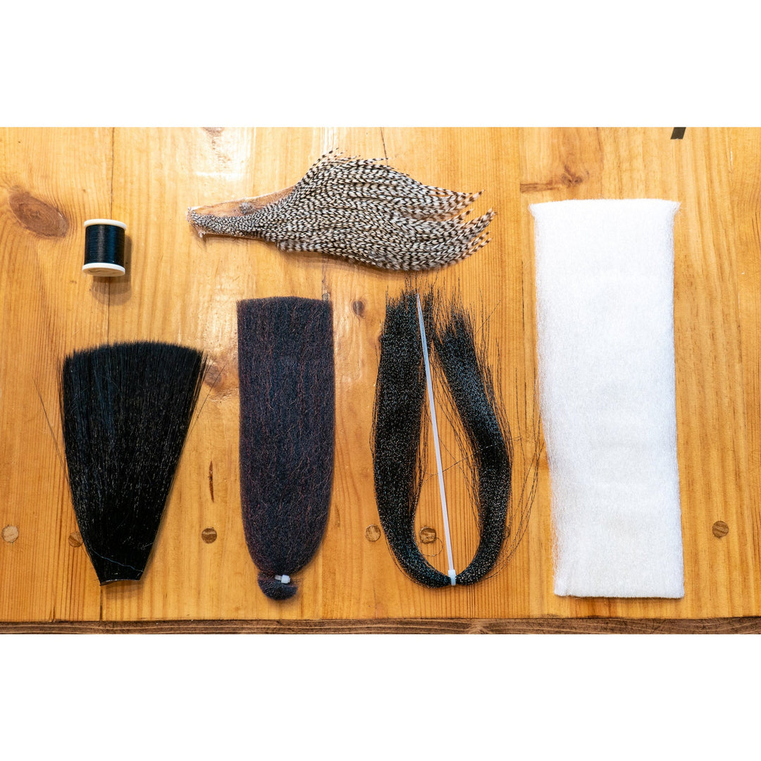 EP Para Dry Fly DIY Kit - Death Metal Midge