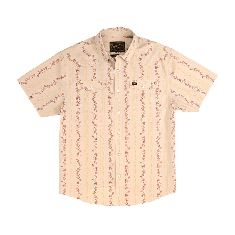 Howler Bros - H Bar B Snapshirt - Hibiscus Ribbons