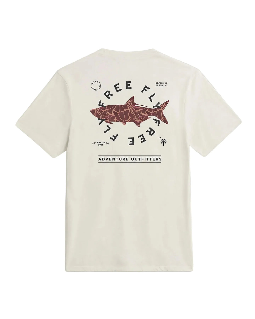 Free Fly Men's Target Species Pocket Tee - Bone