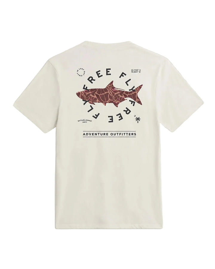 Free Fly Men's Target Species Pocket Tee - Bone