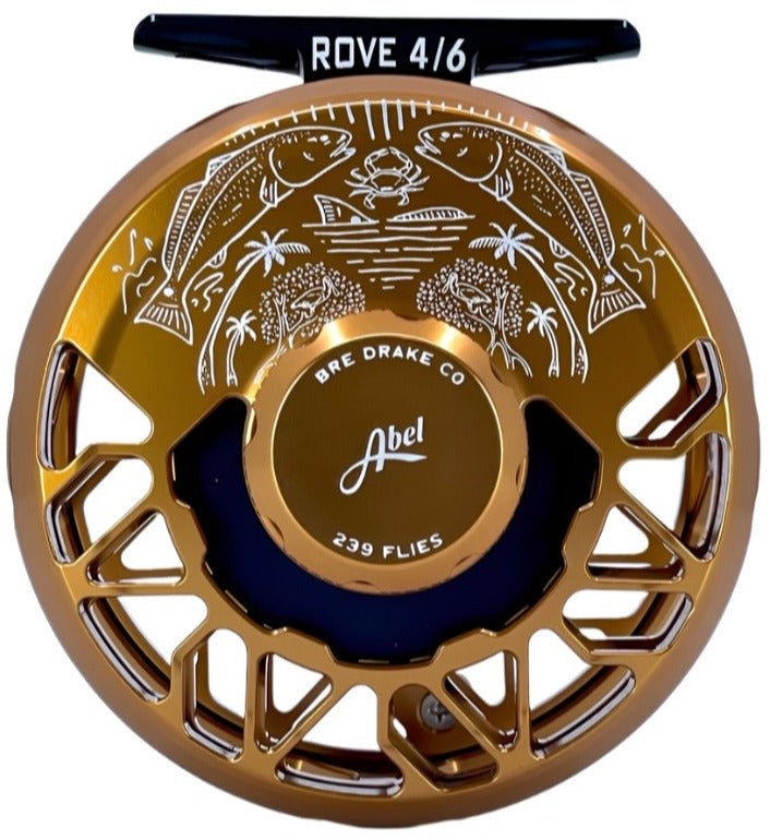 Abel Rove 4/6 Bronze w/ Matching Bronze Drag Knob & Walnut Handle - 239 X Bre Drake Art (IN STOCK)
