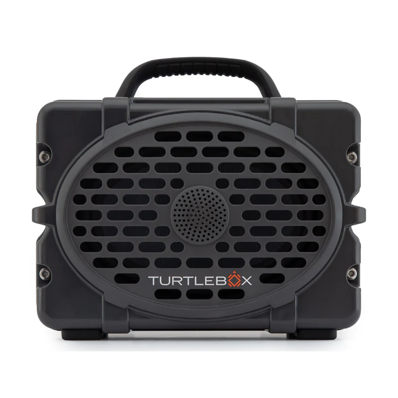 Turtle Box Gen 3 Speaker - Thunderhead Gray - Black Handle (IN STOCK)