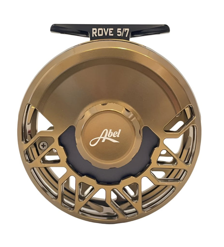 Abel Rove Ti 5/7 Dark Olive w/Dark Olive Drag Knob, Energized Green Titanium Components & Red Handle (IN STOCK)
