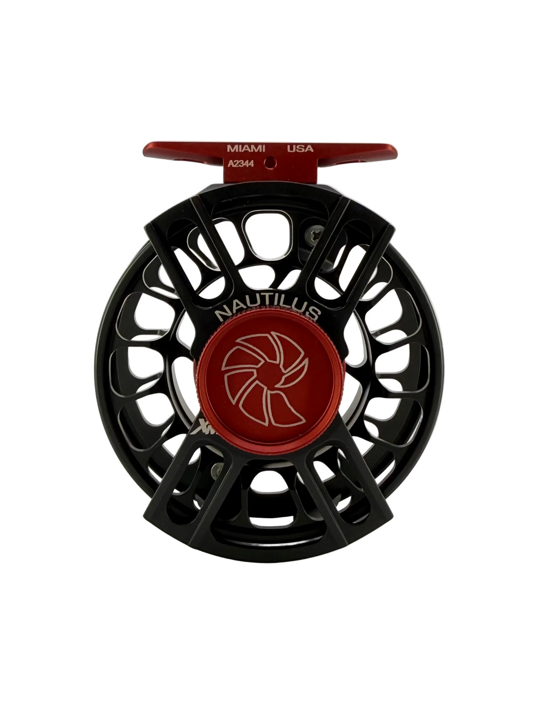 Nautilus XM 4/5, Black w/Red Small Parts and Red Drag Knob (CUSTOM) (IN STOCK)