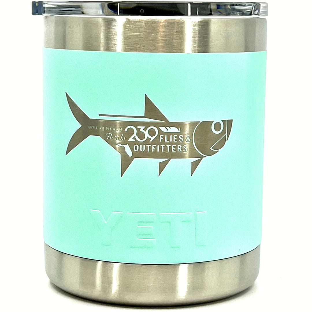 Yeti X 239 Flies 10oz Rambler lowball w/ magslider lid