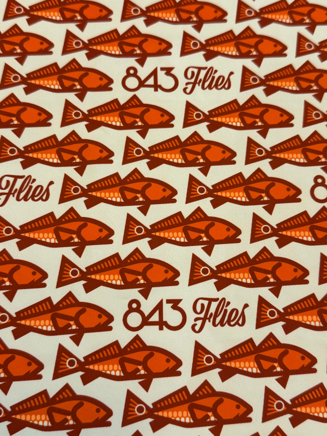 843Flies Sun Mask - Red Runner