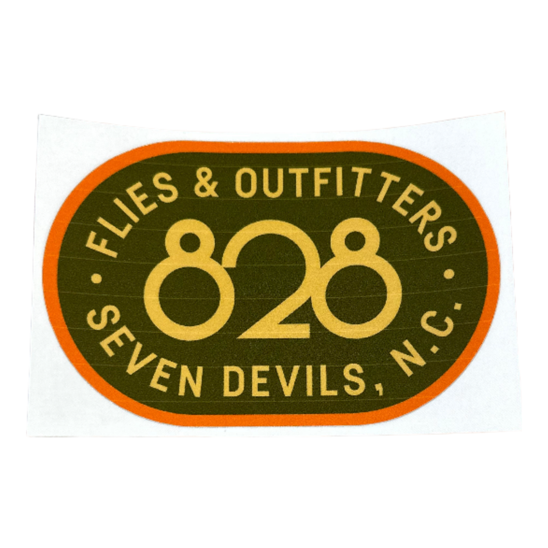 828 Flies Classic Sticker Green