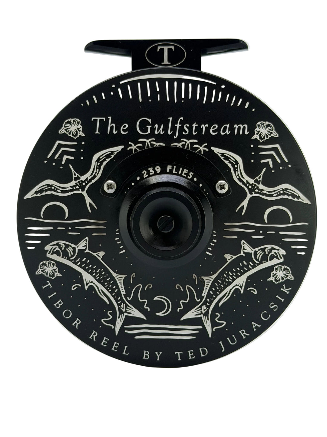 Tibor Gulfstream - Frost Black w/239Flies Bre Drake Tarpon Art (IN STOCK)