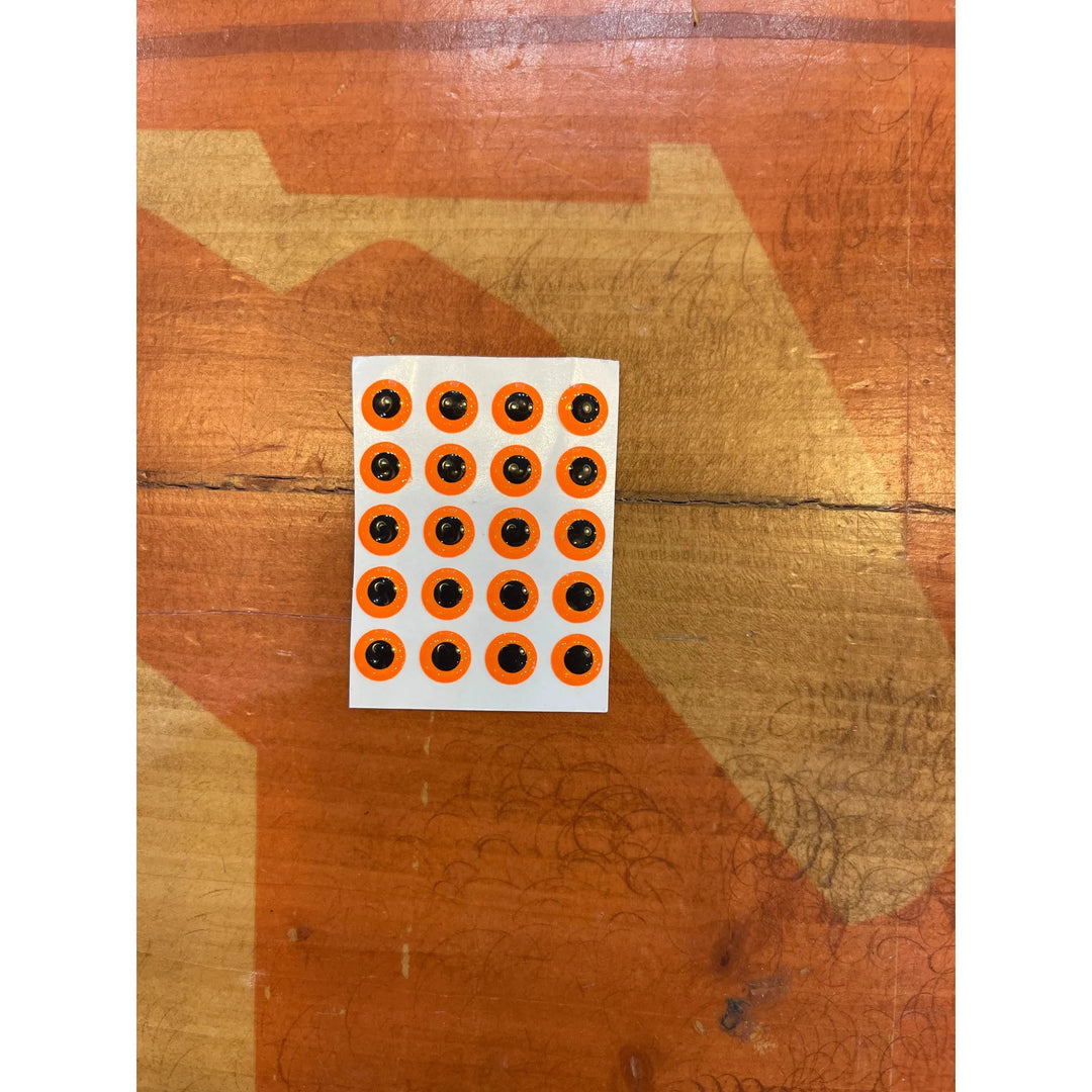 Fluorescent Fly Eyes (5/16 8mm) - Orange