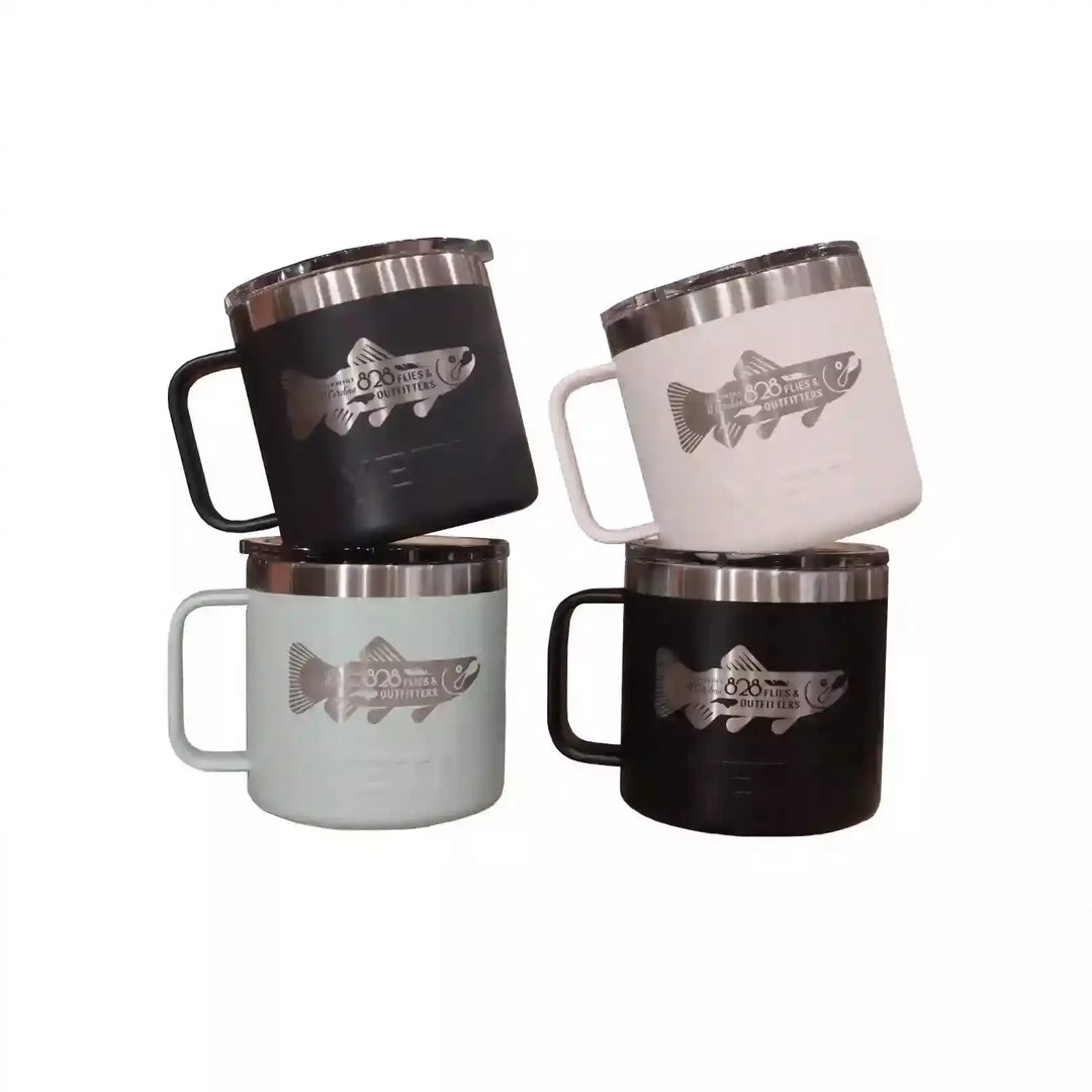 Yeti X 828 Flies 14oz Rambler mug w/ magslider lid