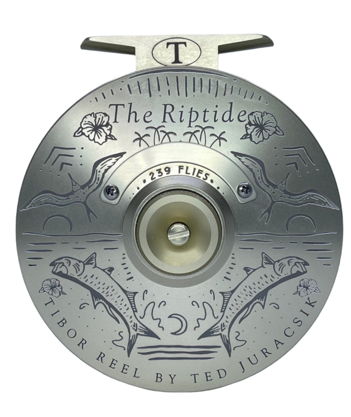 Tibor Riptide Satin Gold - 239Flies x Bre Drake Tarpon Art (VERY LIMITED - IN STOCK)