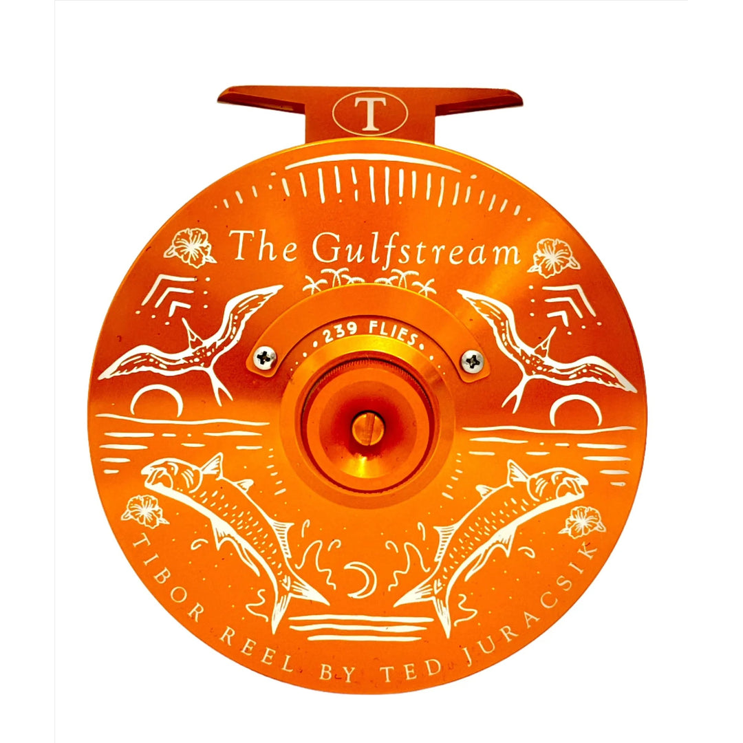 Tibor Gulfstream Sunset Orange - 239Flies x Bre Drake Tarpon Art (VERY LIMITED - IN STOCK)