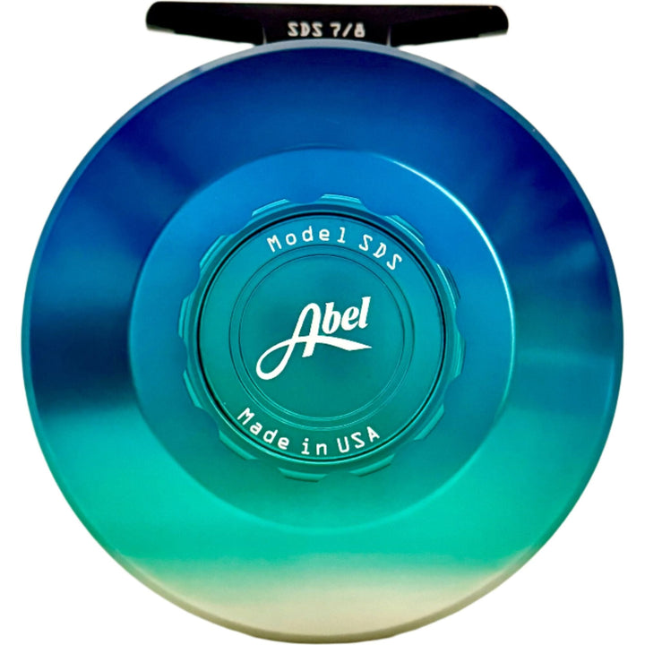 Abel SDS 7/8 Solid - Flats Fade w/ Flats Fade Drag Knob & Platinum Handle (IN STOCK)