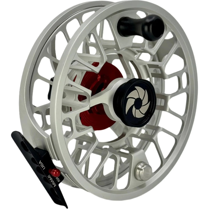 Nautilus Reels GTX- Silver w/ Red Small Parts and Black Drag Knob (IN STOCK)