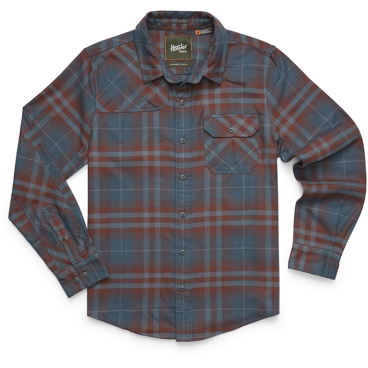 Howler Brothers - Harkers Flannel : Kempton Plaid : Dark Slate